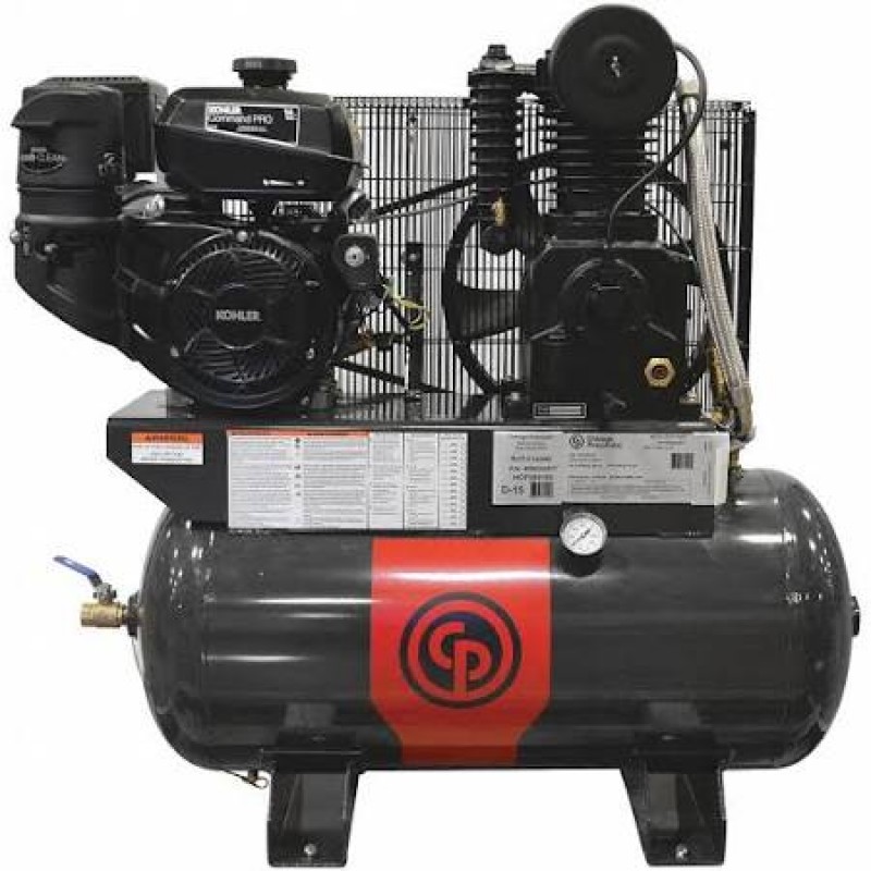 Chicago Pneumatic Gas-Powered Air Compressor, 30 Gallon - 11 HP