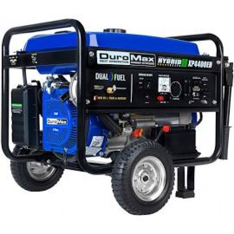 DuroMax Electric Start Dual Fuel Hybrid Portable G...